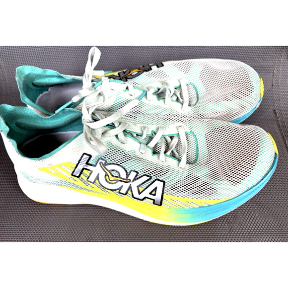 Hoka One Mesh Running Shoes Size 10.5US Mens Cielo Road Running Sports Gym READ - Picture 2 of 13